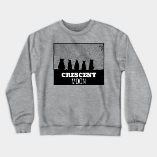 Crescent Moon Crewneck Sweatshirt